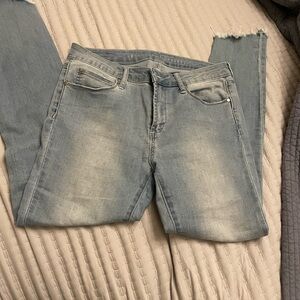 Articles Of Society Light Blue Ankle Jeans